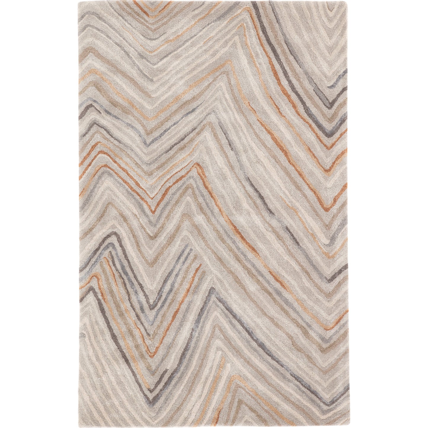 001 100032-39899 | Primary Silo | Sadie Rug by Jaipur Living in orange, gray. Made from 51% wool, 49% viscose in a unique style.