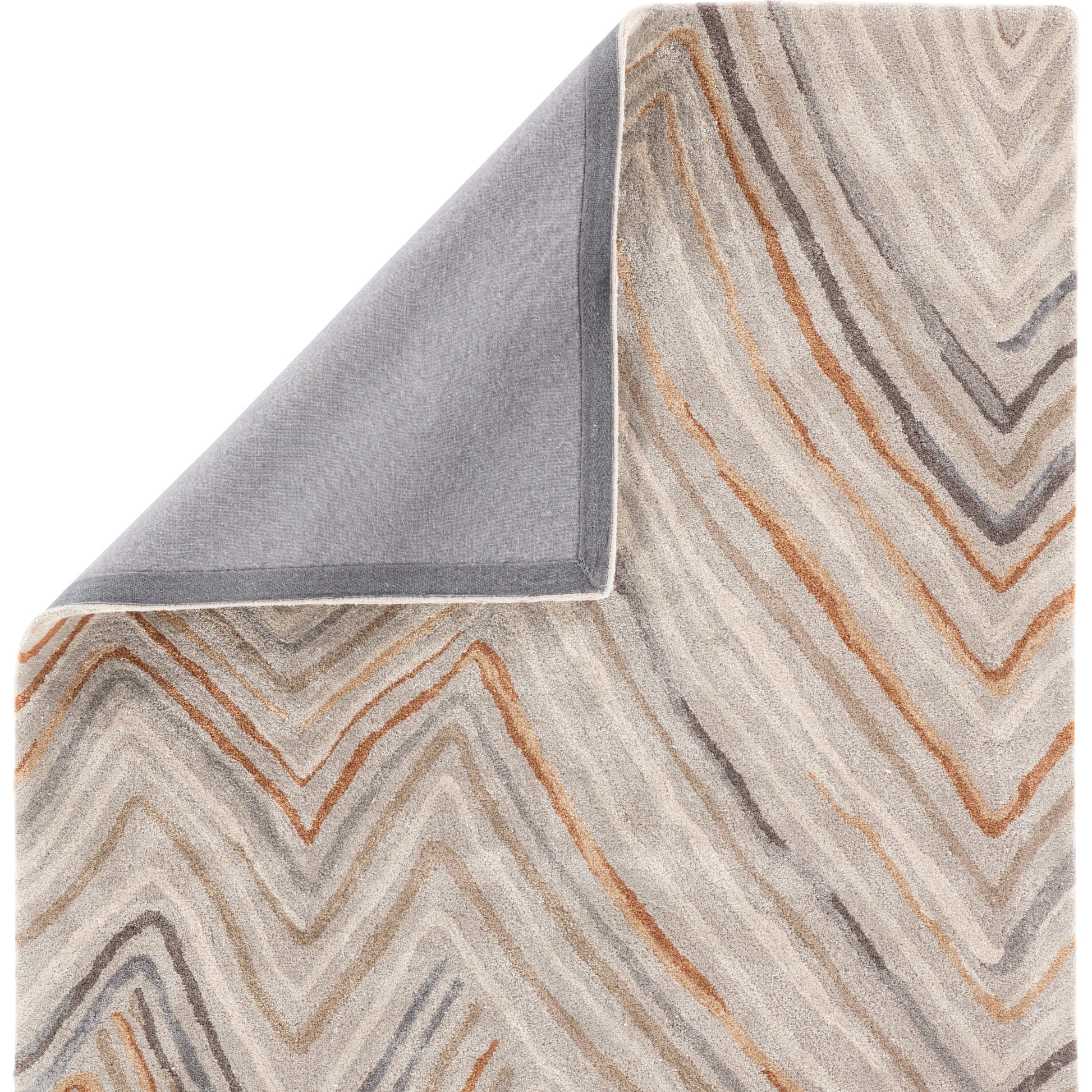 Sadie Rug by Jaipur Living in orange, gray. Made from 51% wool, 49% viscose in a unique style.