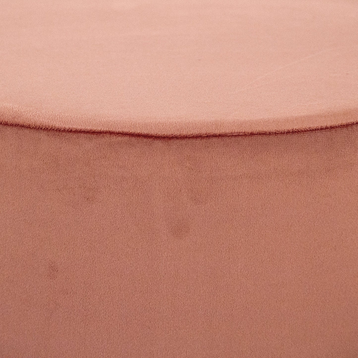 003 SR-900337 | Closeup | Mauve Rose Velvet Stool by Zentique in mauve rose velvet and mauve rose velvet. Made from mauve rose velvet in a transitional style.