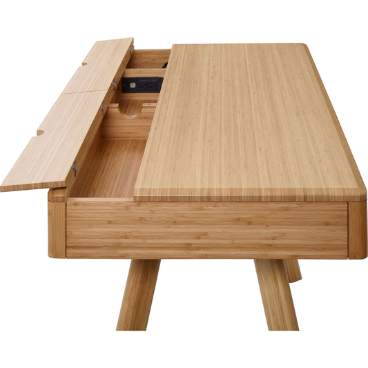 Jasmine Desk by Greenington in caramelized. Made from 100% bamboo in a modern style.