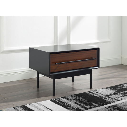 Park Avenue Nightstand by Greenington in ruby. Made from solid moso bamboo in a modern style.