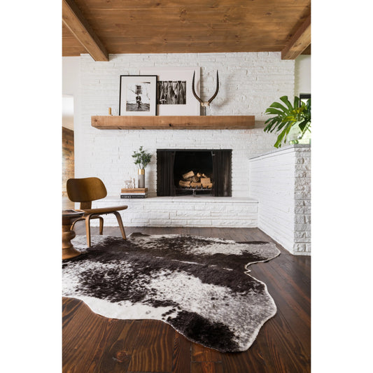 Grand Canyon GC-03 Rug by Loloi in ivory, charcoal. Made from 100% acrylic in a rustic style.