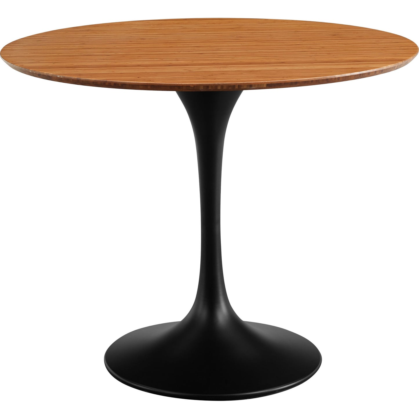 001 SR-851332 | Additional Silo | Soho Round Table by Greenington in amber. Made from moso bamboo in a modern style.