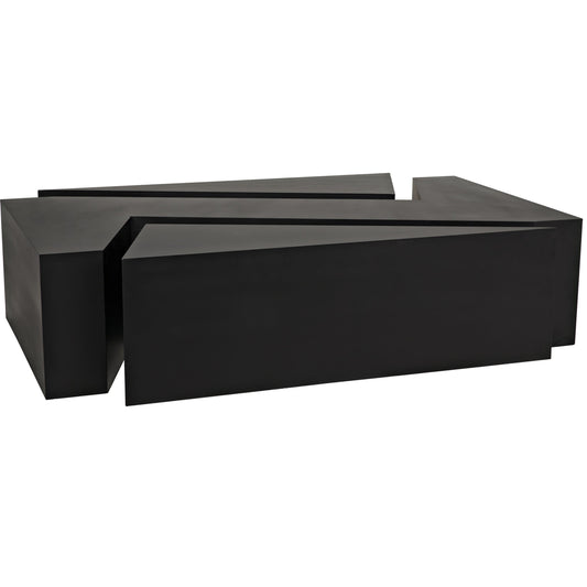 001 SR-707624 | Primary Silo | Element Coffee Table by Noir in black metal. Made from metal in a modern style.