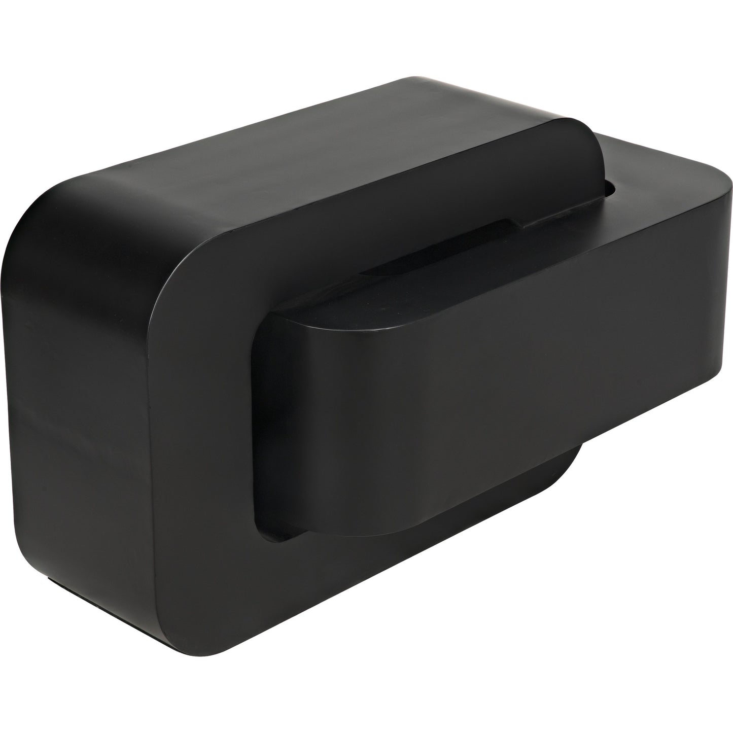 002 SR-834065 | Additional Silo | Nodum Accent Table by Noir in black metal. Made from metal in a modern style.