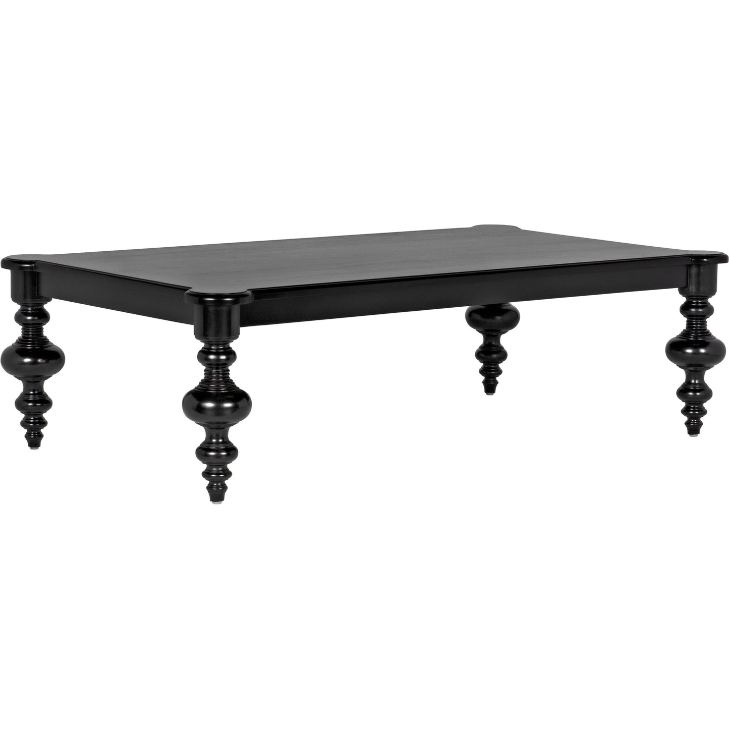 015 S-334843 | Additional Silo | Graff Coffee Table by Noir. Made from mahogany in a traditional style.