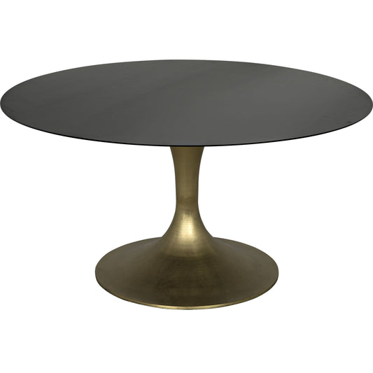 Herno Table by Noir in black metal. Made from metal in a modern style.
