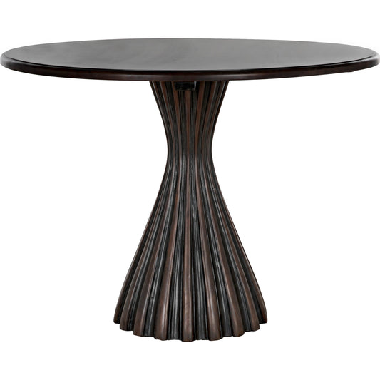 Osiris Dining Table by Noir in pale. Made from mahogany and veneer in a modern style.