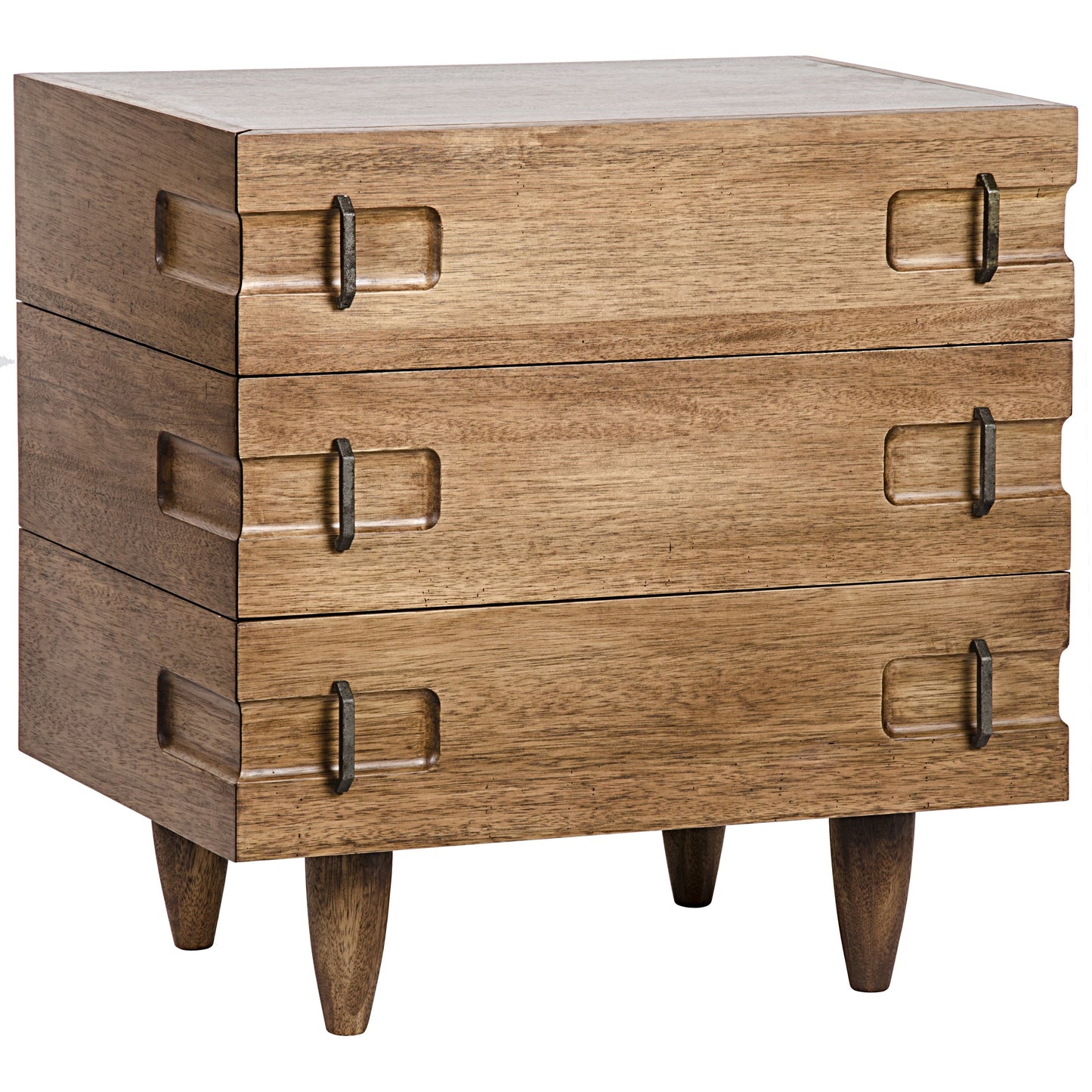 011 S-334654 | Additional Silo | David Side Table by Noir. Made from walnut in a modern style.