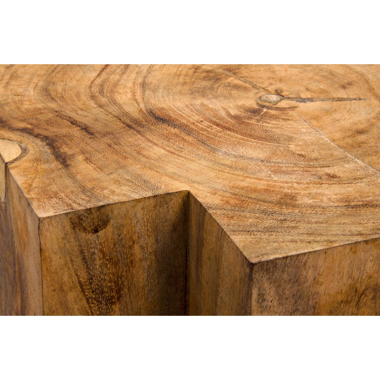 004 S-334863 | Closeup | Haru Side Table by Noir in teak. Made from teak in a modern style.