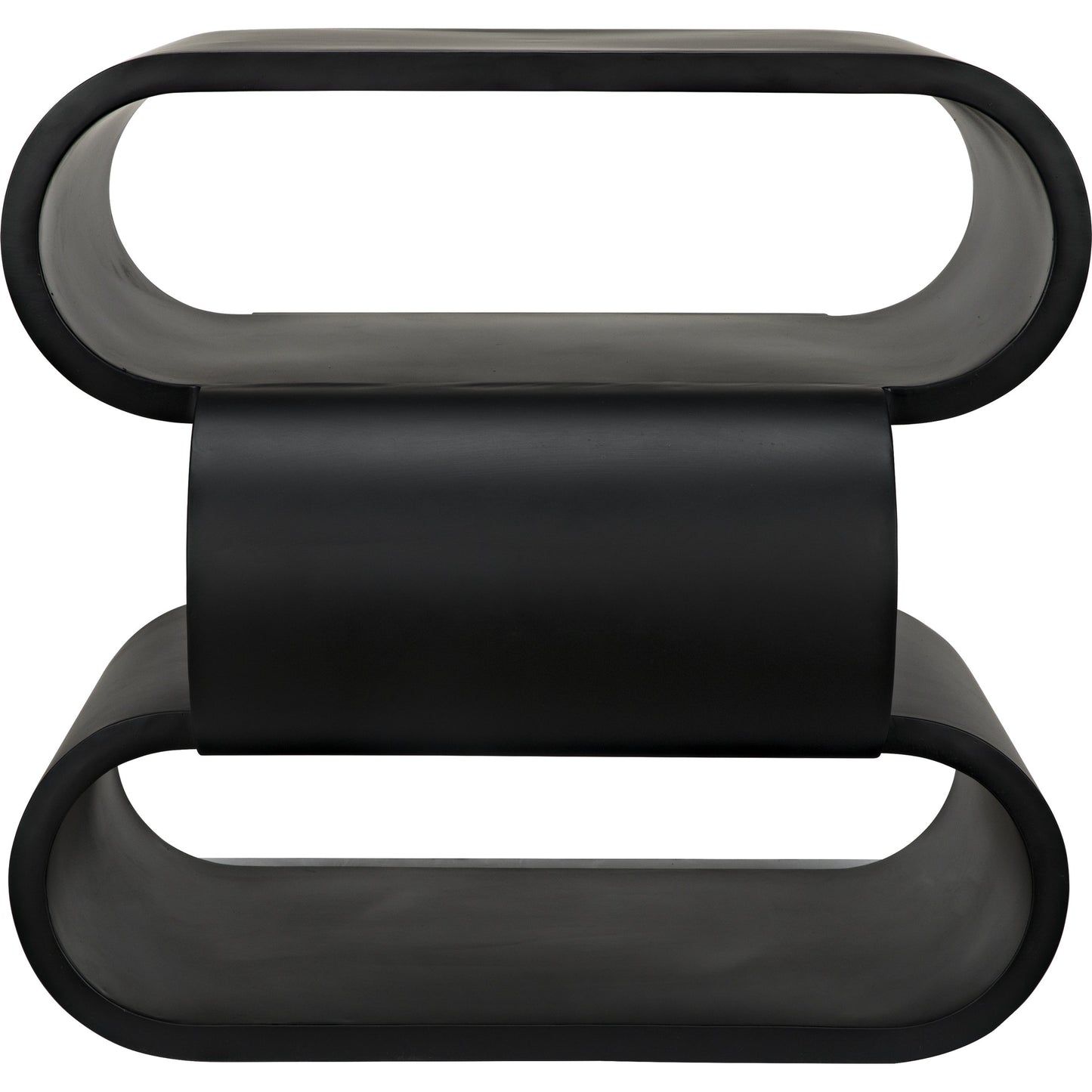 004 SR-834061 | Additional Silo | Nada Side Table by Noir in black metal. Made from metal in a modern style.
