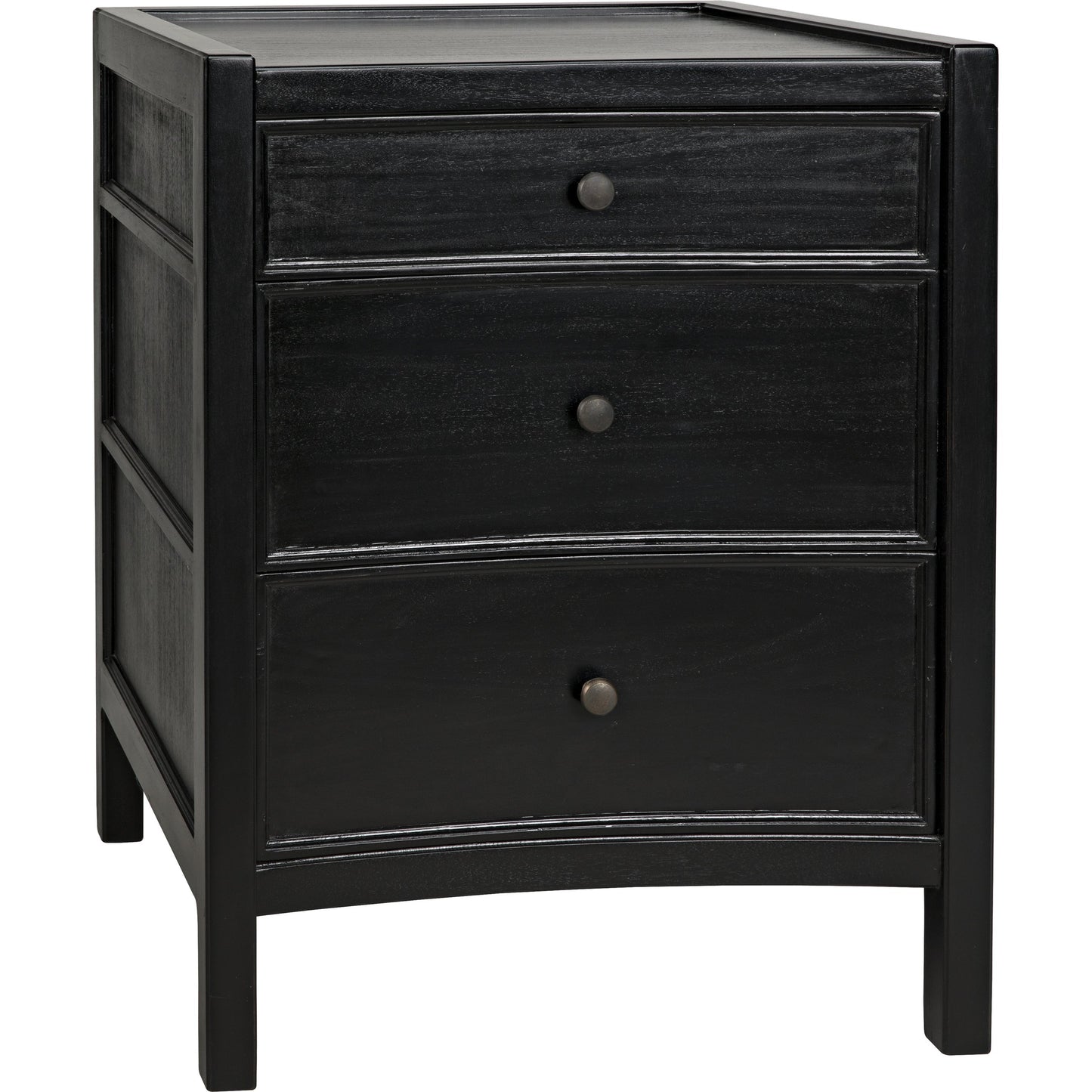 001 SR-888727 | Additional Silo | Hampton Night Stand by Noir. Made from mahogany in a transitional style.