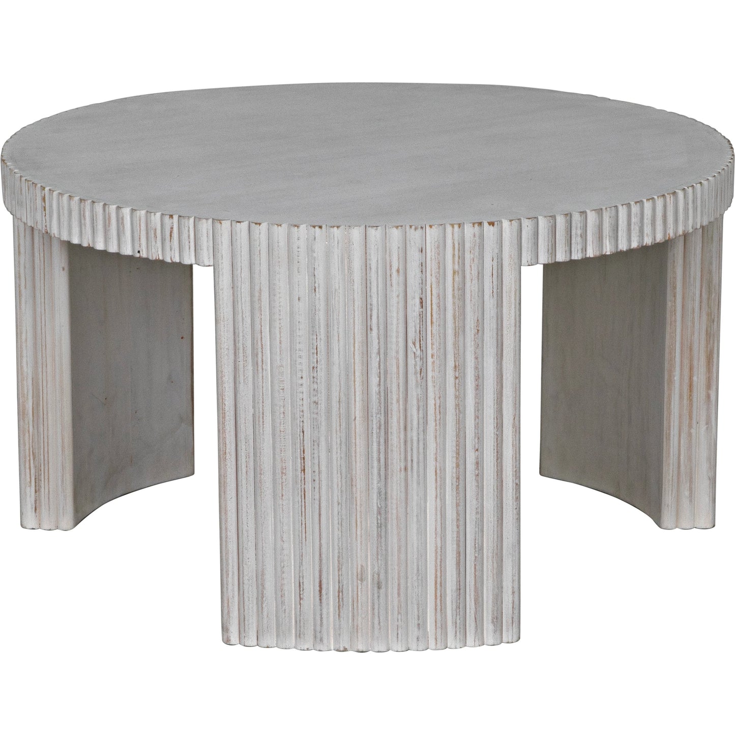 001 SI-1956910 | Additional Silo | Jgor Coffee Table by Noir in white wash. Made from mahogany in a modern style.