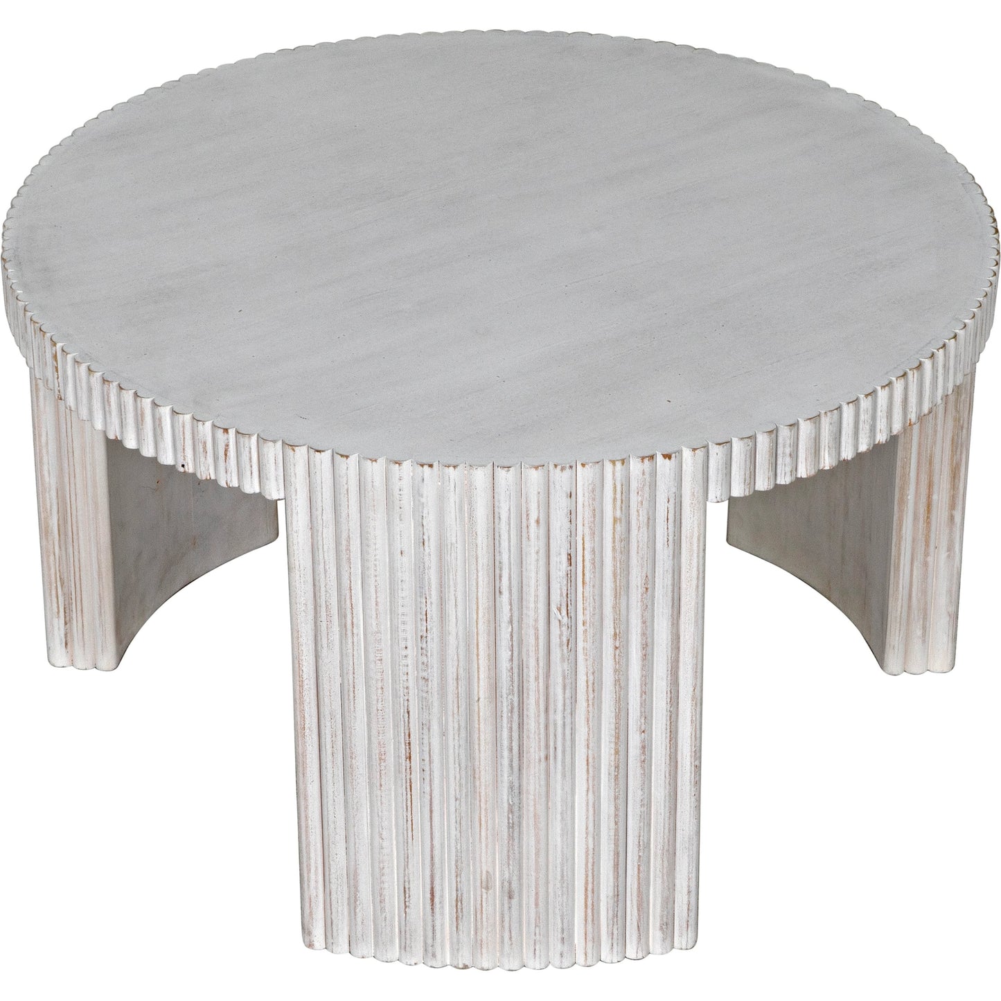 003 SI-1956910 | Additional Silo | Jgor Coffee Table by Noir in white wash. Made from mahogany in a modern style.
