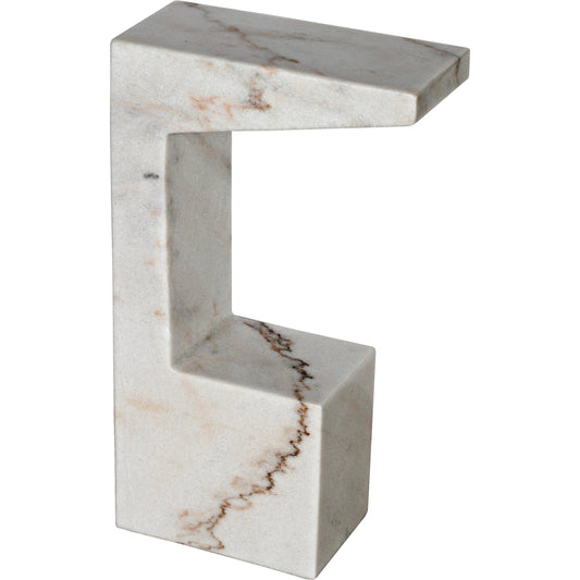 Aero Side Table by Noir. Made from marble in a modern style.