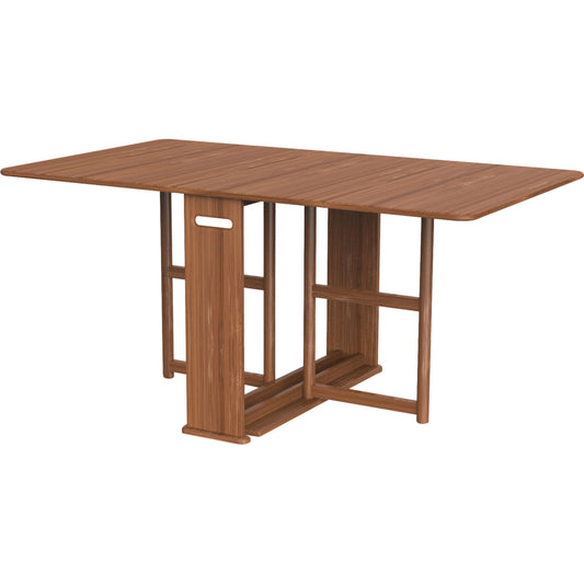 Linden Gateleg Table by Greenington in caramelized. Made from 100% bamboo in a modern style.