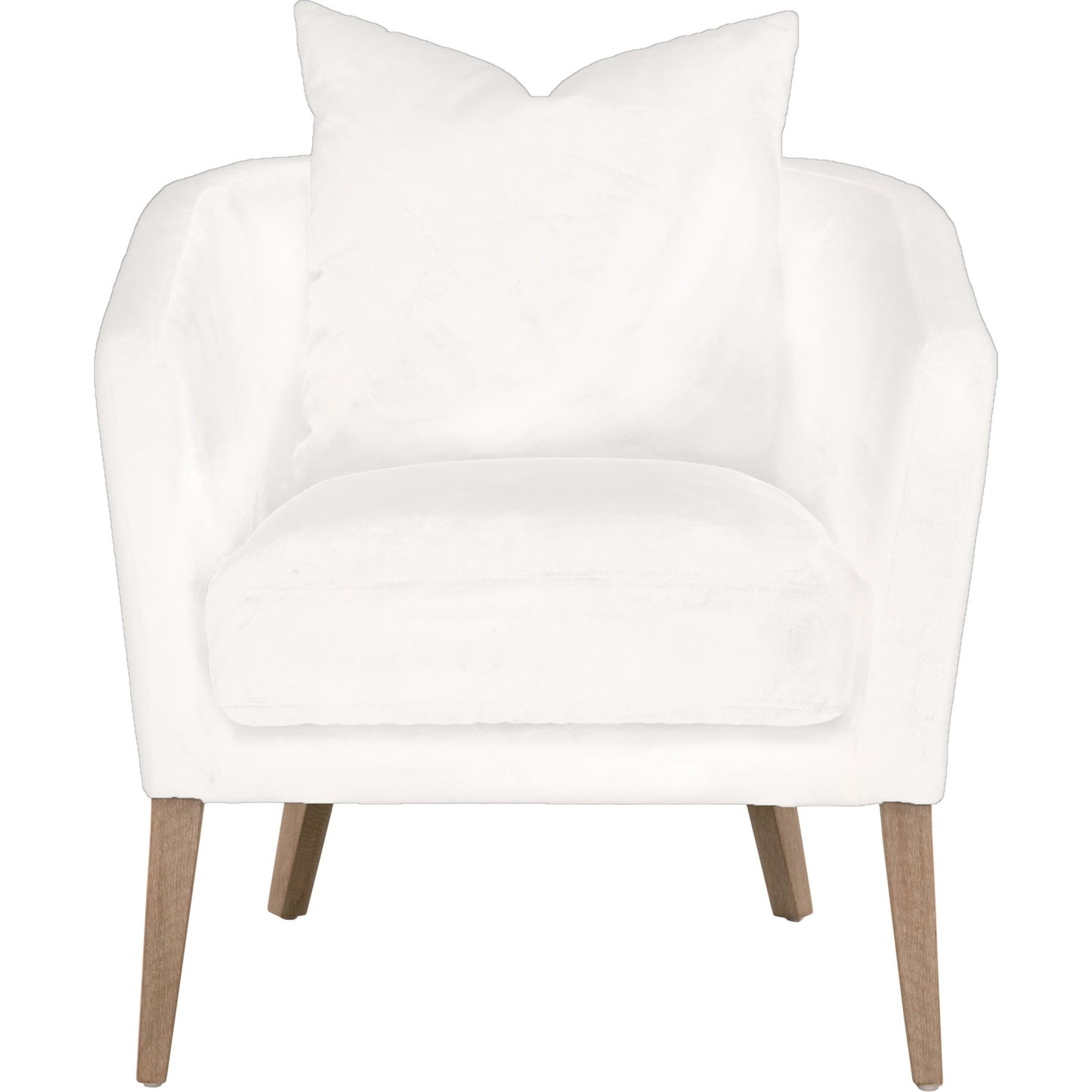 002 SR-789367 | Additional Silo | Gordon Club Chair by Essentials For Living in pearl and natural gray, livesmart peyton-pearl. Made from solid oak, 98% polyester, 2% nylon in a transitional style.