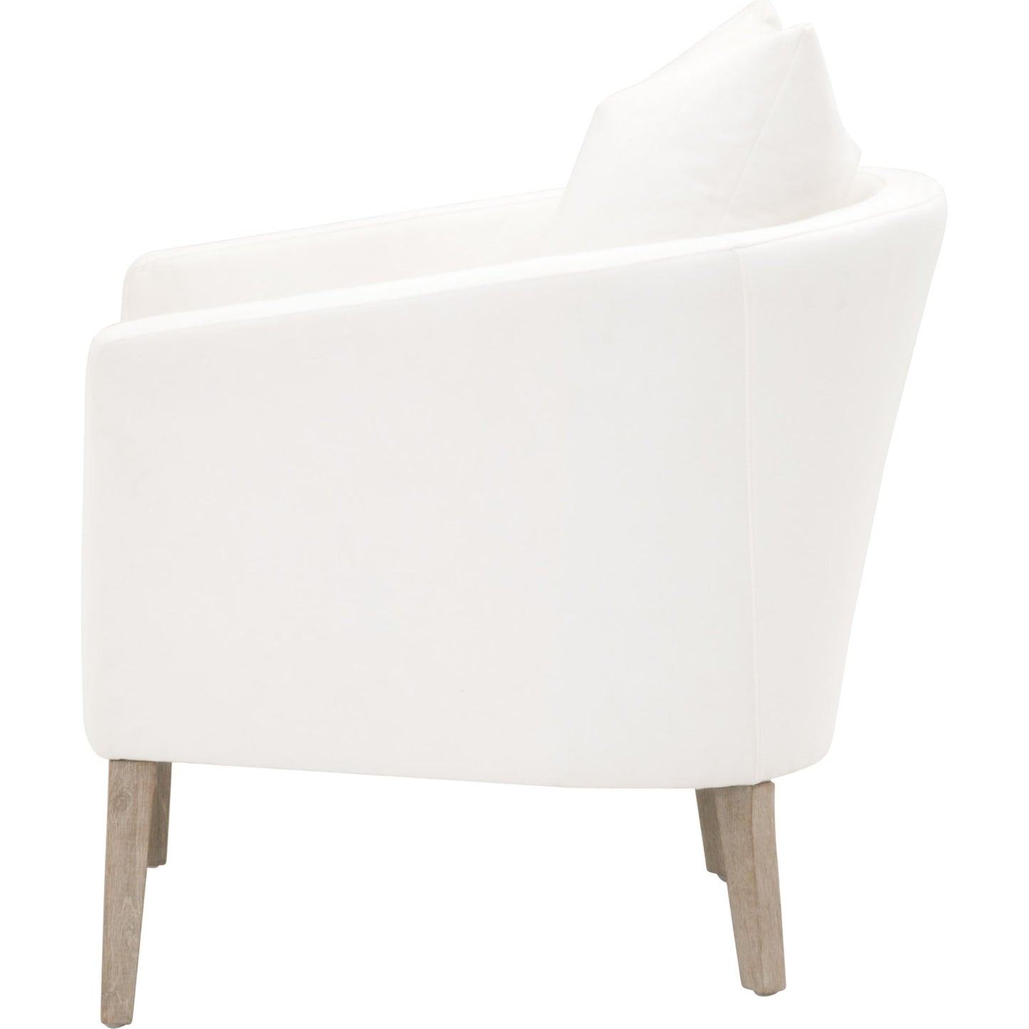 005 SR-789367 | Additional Silo | Gordon Club Chair by Essentials For Living in pearl and natural gray, livesmart peyton-pearl. Made from solid oak, 98% polyester, 2% nylon in a transitional style.
