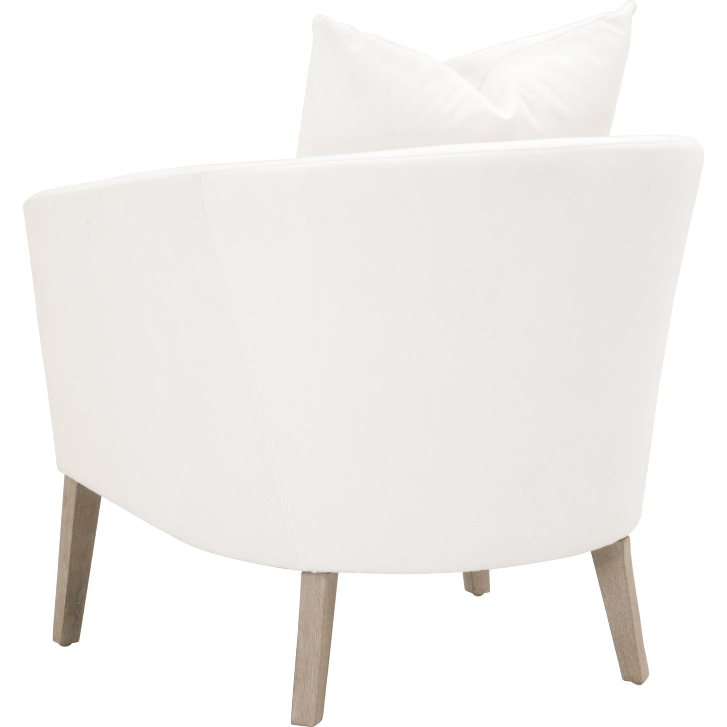 006 SR-789367 | Additional Silo | Gordon Club Chair by Essentials For Living in pearl and natural gray, livesmart peyton-pearl. Made from solid oak, 98% polyester, 2% nylon in a transitional style.