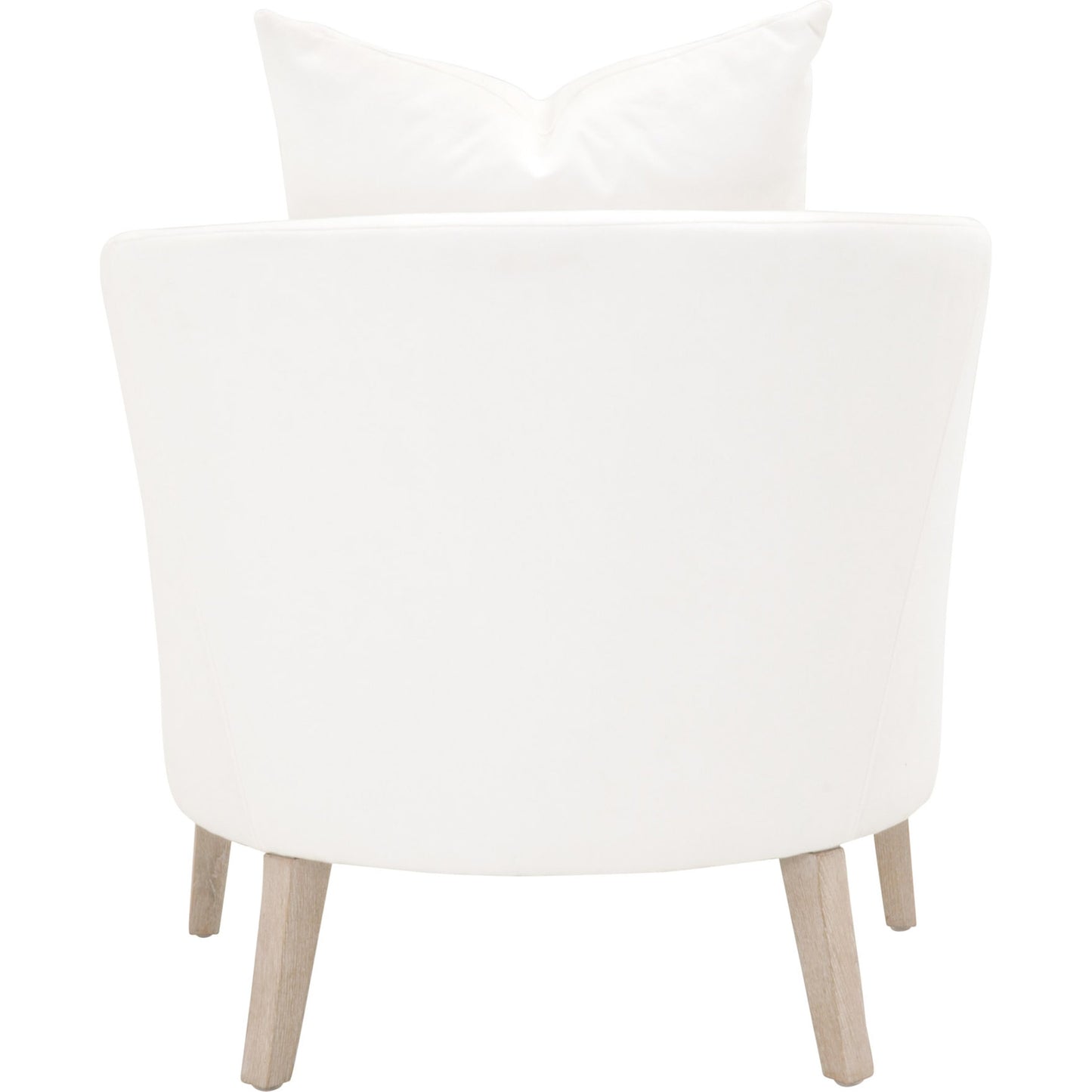 007 SR-789367 | Additional Silo | Gordon Club Chair by Essentials For Living in pearl and natural gray, livesmart peyton-pearl. Made from solid oak, 98% polyester, 2% nylon in a transitional style.
