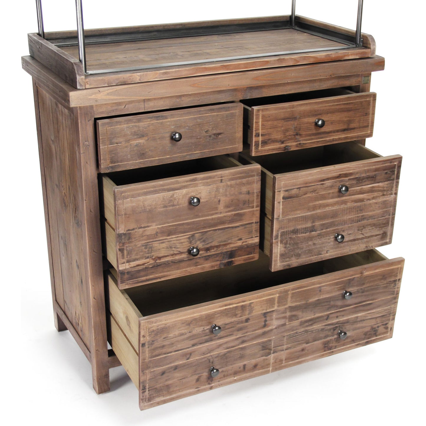 005 S-337985 | Additional Silo | Obert Cabinet by Zentique in dark weathered brown and reclaimed pine. Made from reclaimed pine in a traditional style.