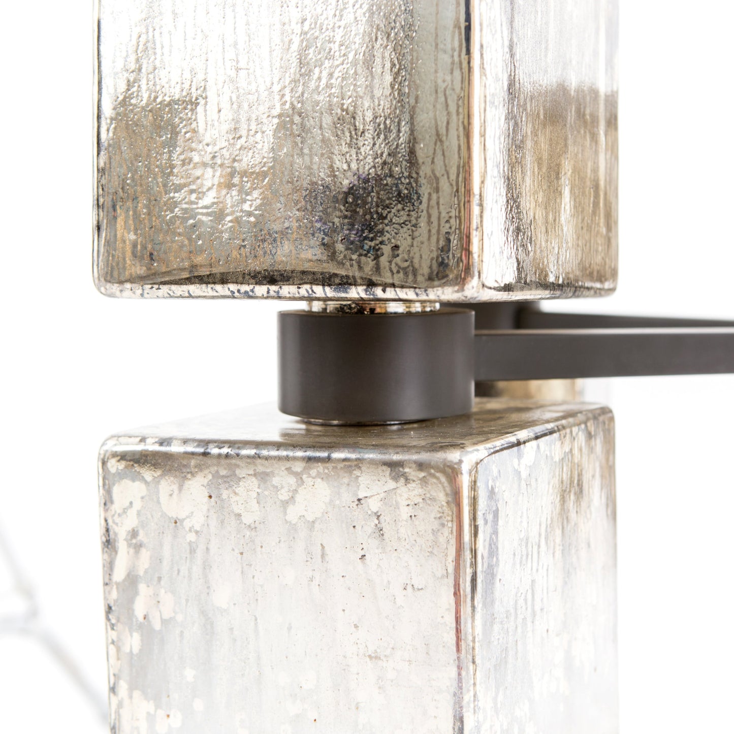 005 SR-368872 | Additional Silo | Ava Large Chandelier by Four Hands in antiqued iron, aged metallic glass. Made from iron, glass in a modern style.