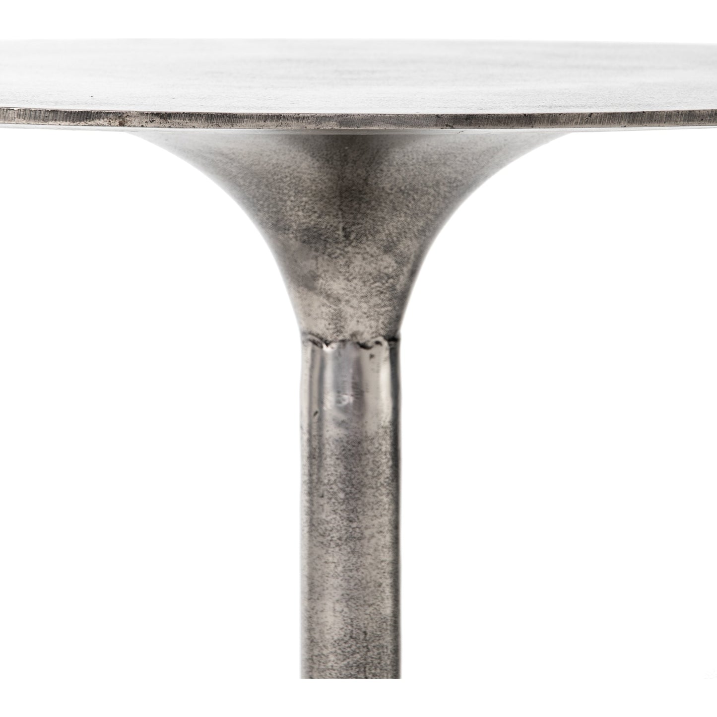 004 SR-810018 | Additional Silo | Simone Counter Table by Four Hands in raw antique nickel. Made from aluminum in a modern style.