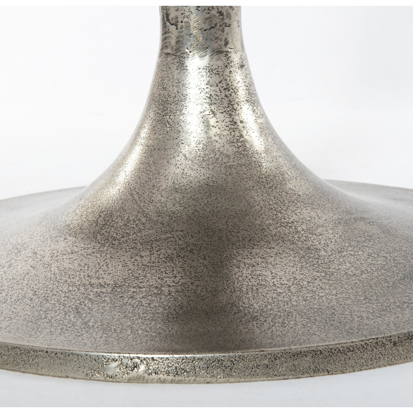 007 SR-810018 | Additional Silo | Simone Counter Table by Four Hands in raw antique nickel. Made from aluminum in a modern style.