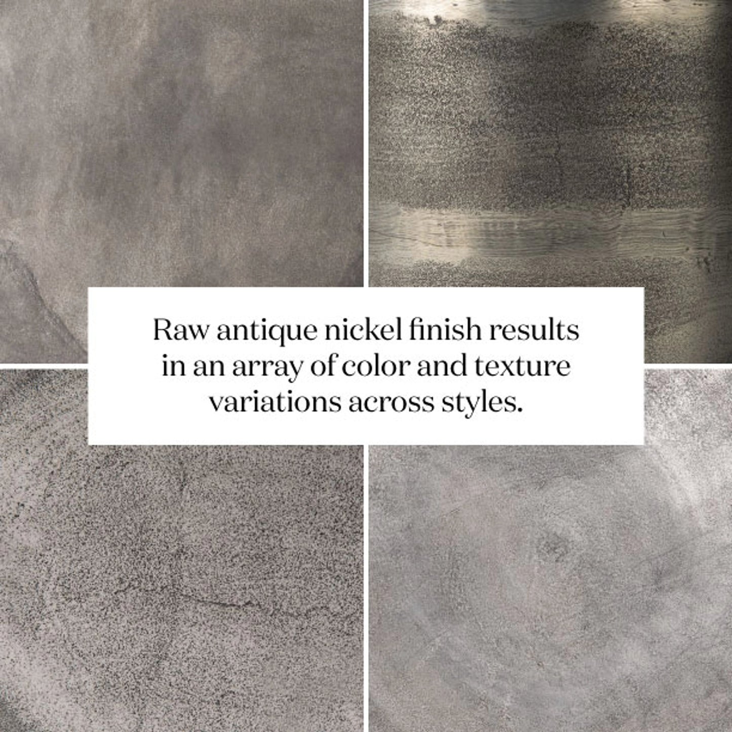 009 SR-810018 | Additional Silo | Simone Counter Table by Four Hands in raw antique nickel. Made from aluminum in a modern style.