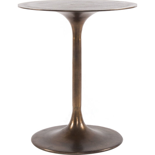 Tulip Side Table by Four Hands. Made from aluminum in a modern style.
