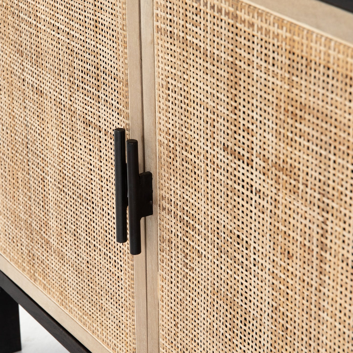 009 SR-368917 | Additional Silo | Caprice Bookshelf by Four Hands in washed black. Made from solid acacia in a modern style.