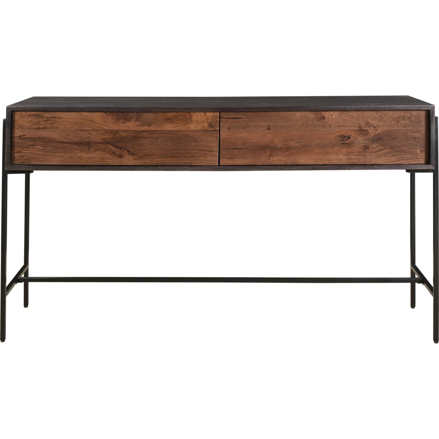 003 S-329654 | Additional Silo | Tobin Console Table by Moe's Home Collection in light brown. Made from solid mango wood, iron base, mdf (carb) in a modern style.