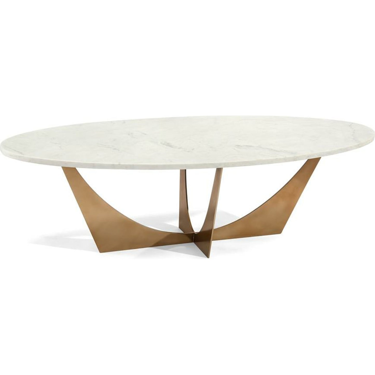 001 SR-864732 | Primary Silo | Marble and Brass Cocktail Table by John-Richard in brass. Made from brass in a modern style.