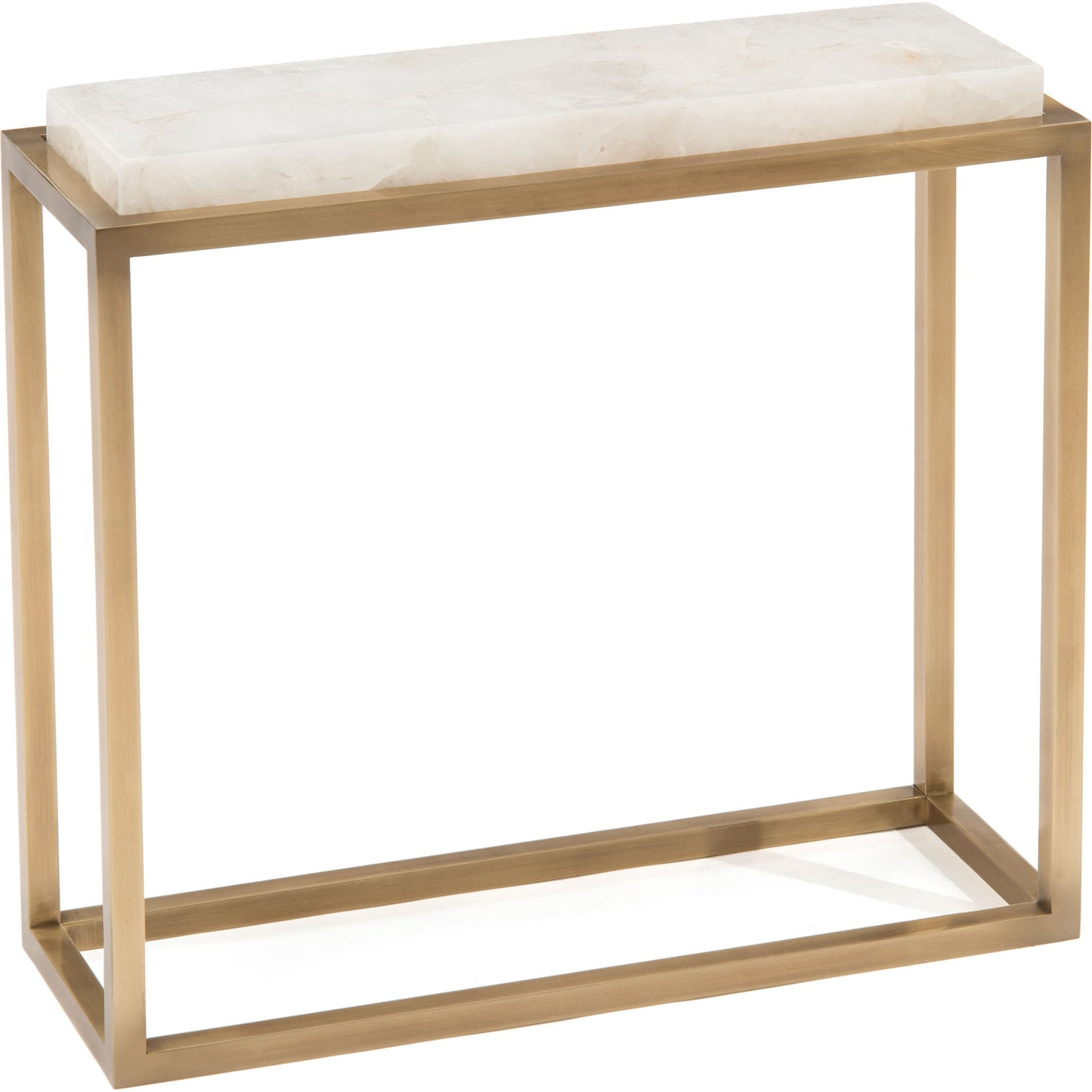 001 SR-771653 | Primary Silo | Calciet Accent Table by John-Richard in gold. Made from brass in a modern style.