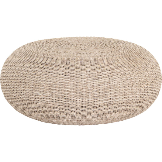 Phoenix Outdoor Coffee Table by Four Hands in vintage white. Made from 100% polyethylene, aluminum in a cottage & farmhouse style.