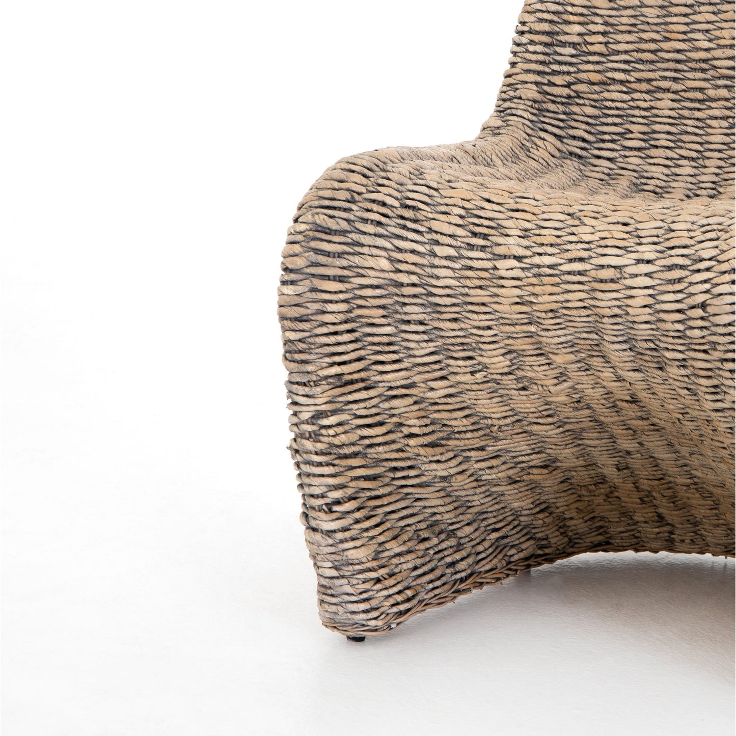 007 SR-809988 | Additional Silo | Portia Dining Chair by Four Hands in gray wash. Made from banana leaf, iron in a modern style.