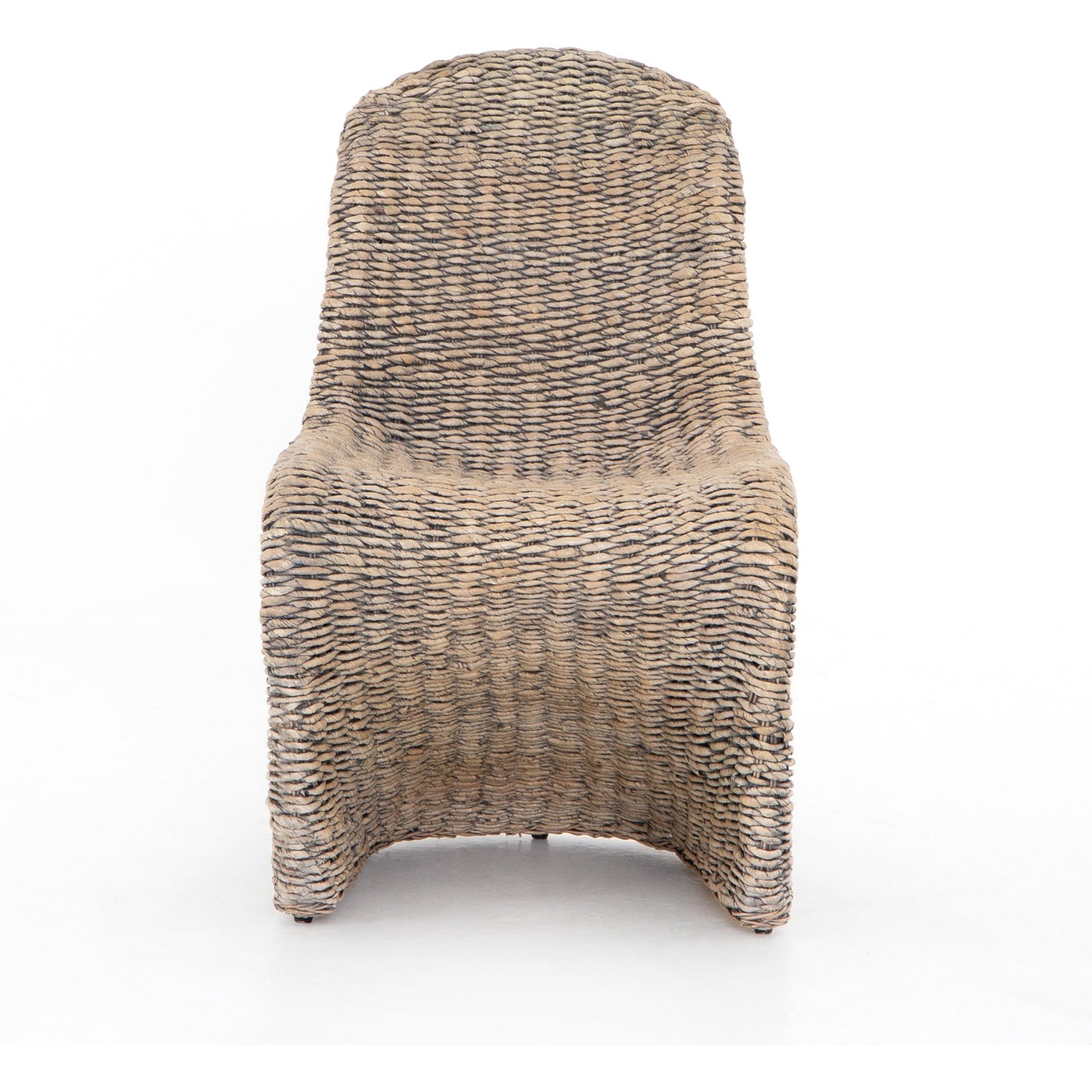 008 SR-809988 | Additional Silo | Portia Dining Chair by Four Hands in gray wash. Made from banana leaf, iron in a modern style.