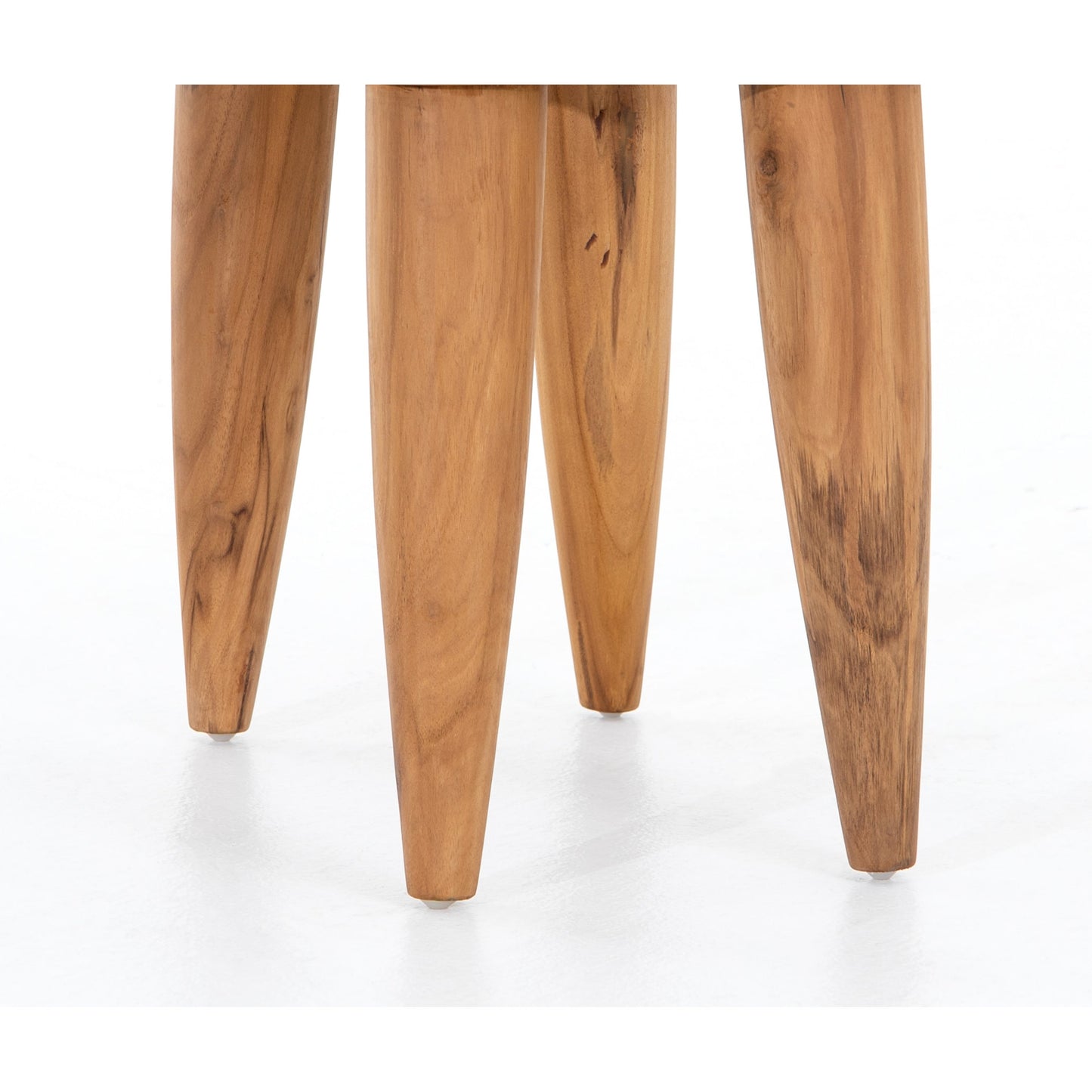 002 SR-810082 | Additional Silo | Zuri Stool by Four Hands in aged natural teak. Made from solid teak in a modern style.