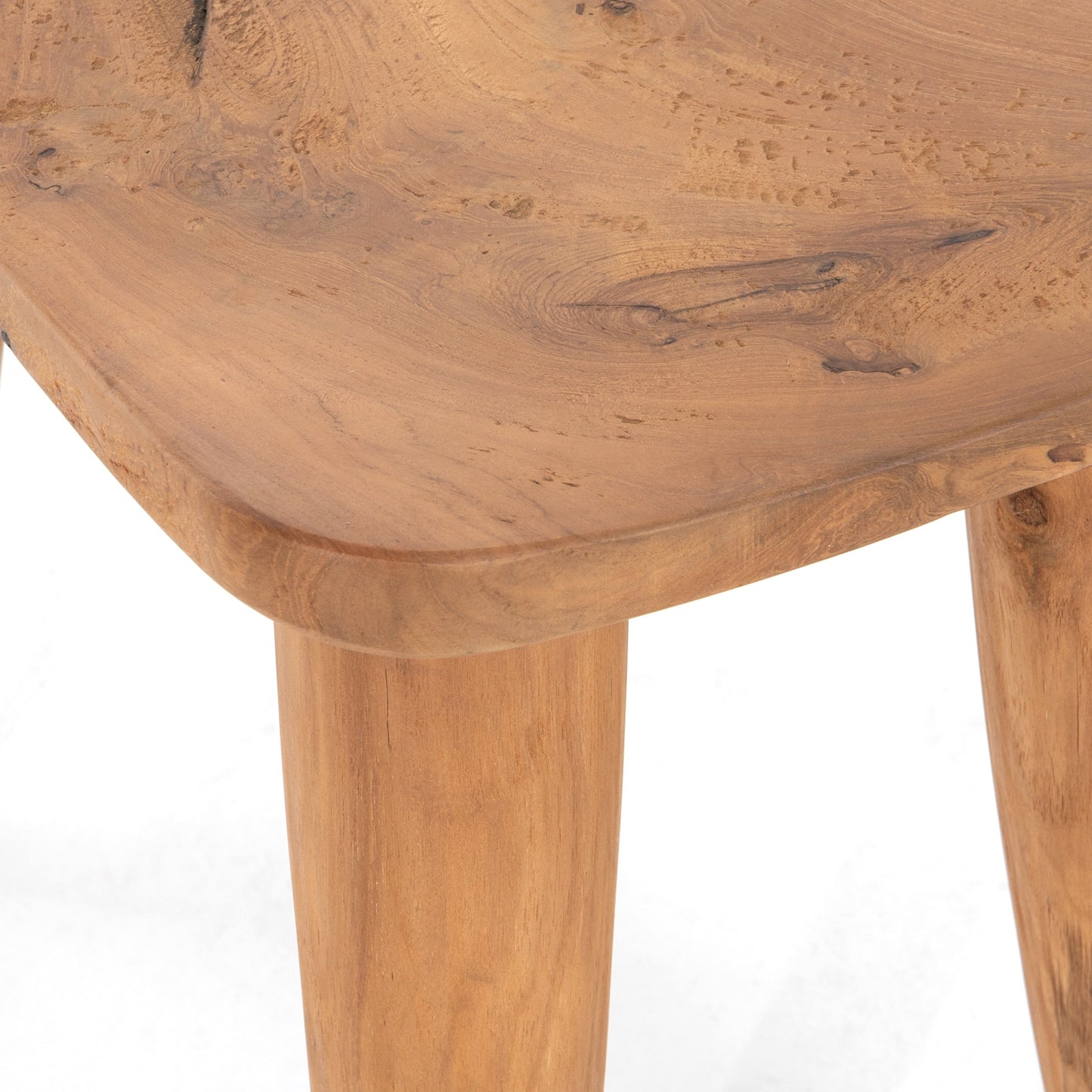 004 SR-810082 | Additional Silo | Zuri Stool by Four Hands in aged natural teak. Made from solid teak in a modern style.