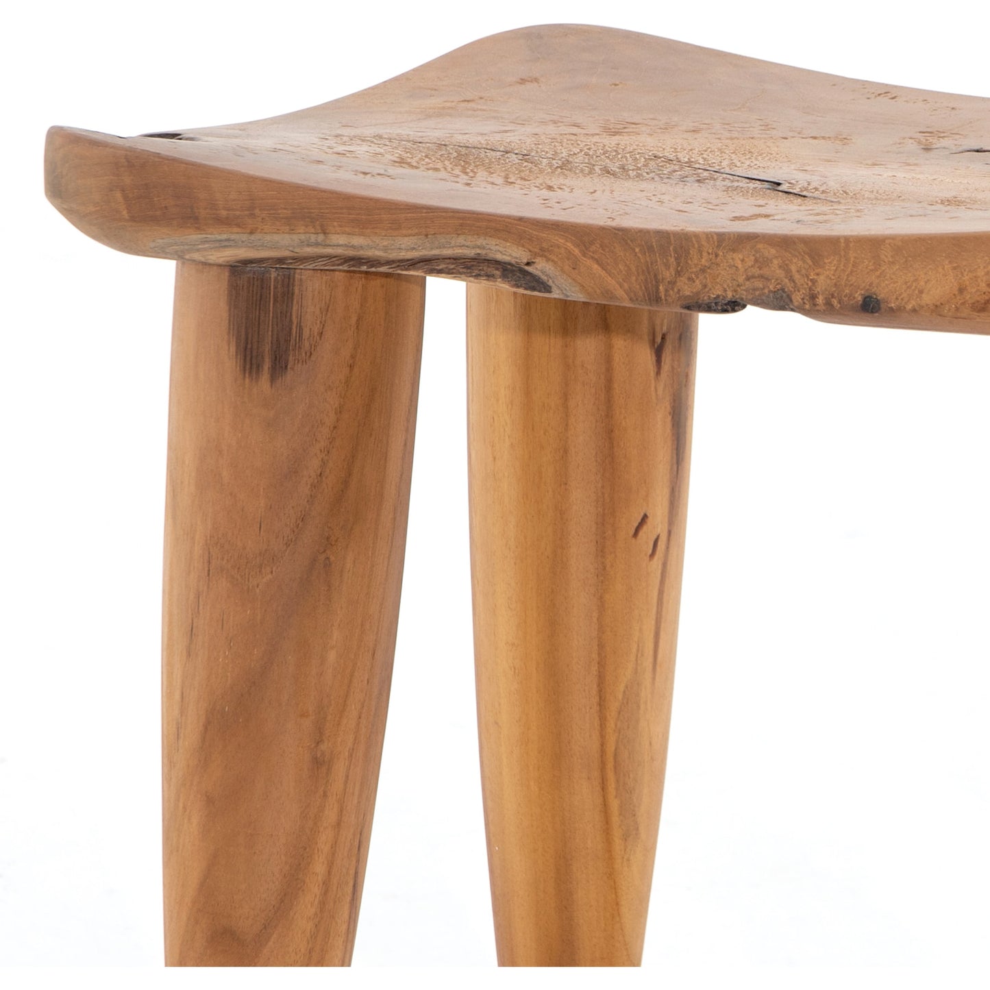 007 SR-810082 | Additional Silo | Zuri Stool by Four Hands in aged natural teak. Made from solid teak in a modern style.