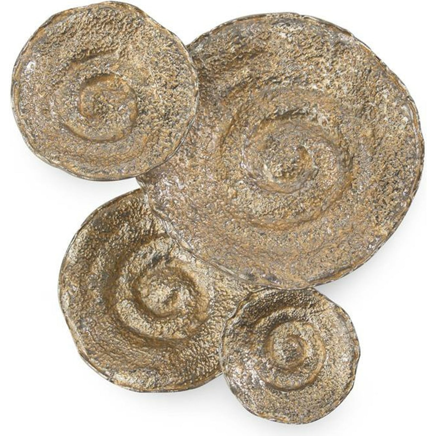 002 SR-865492 | Additional Silo | Escargot Wall Hangings by John-Richard in gold, silver. Made from nickel in a eclectic & global style.