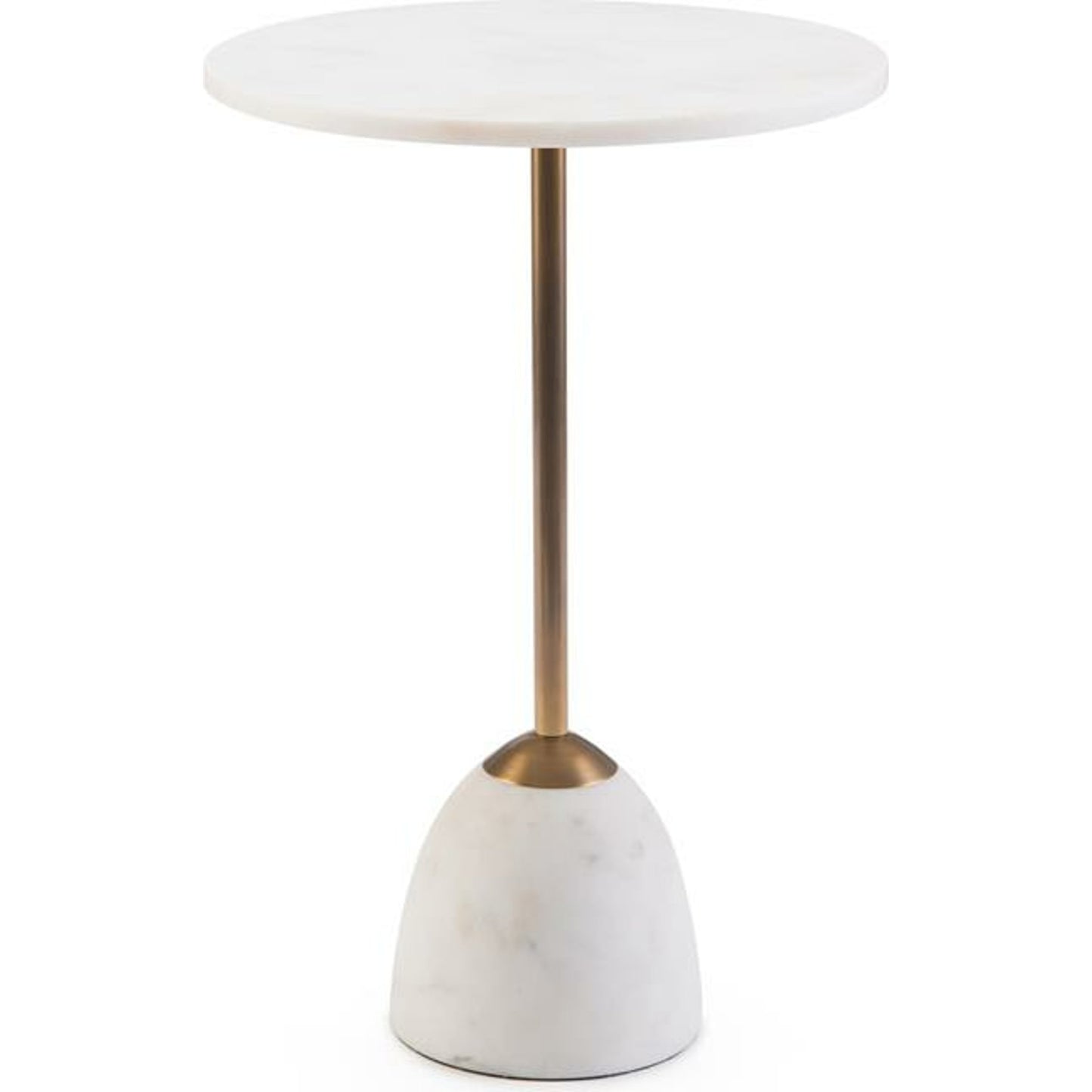 001 SR-863144 | Additional Silo | Brass and Marble Martini Side Table by John-Richard in brass. Made from brass in a modern style.
