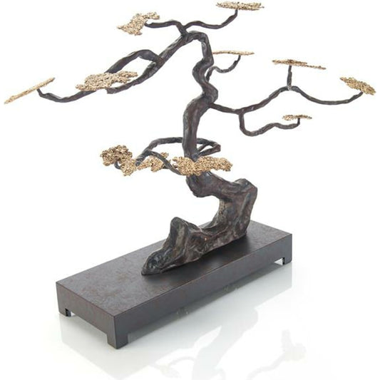 001 SR-866190 | Primary Silo | Windswept Sculpture in Antique Brass by John-Richard in brass. Made from brass in a eclectic & global style.