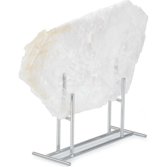 Clear Selenite Specimen by John-Richard in clear, nickel. Made from crystal, nickel in a eclectic & global style.