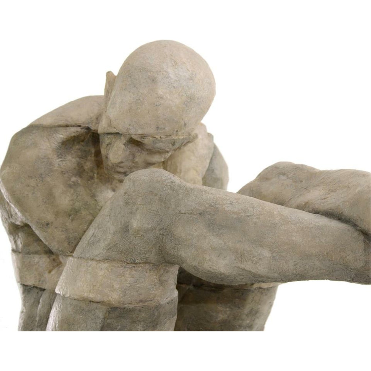 003 SR-864720 | Closeup | Man Cast in Time by John-Richard in black, gray. Made from stone in a eclectic & global style.