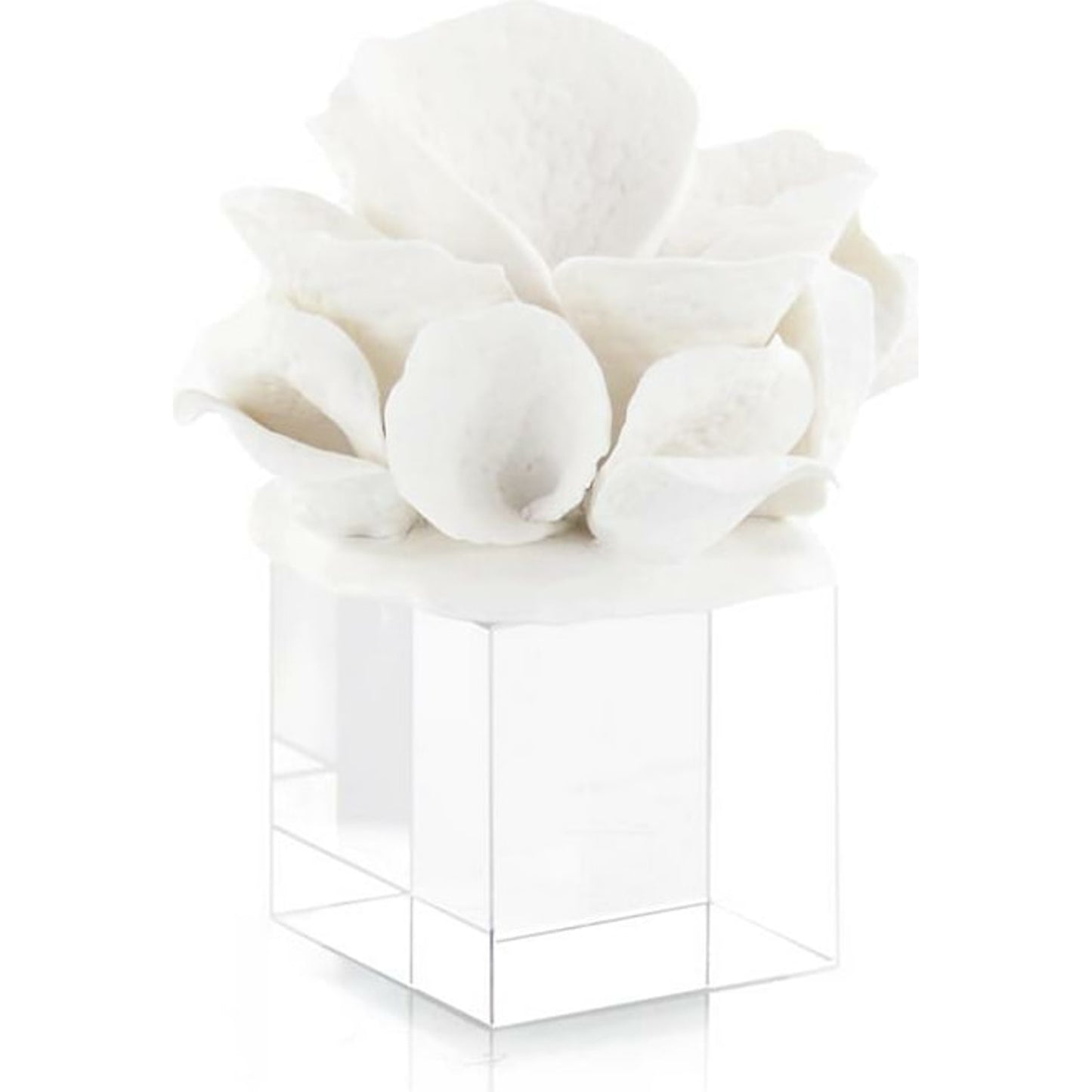 001 SR-863348 | Additional Silo | Ceramic Coral Reef Sculpture II by John-Richard in white. Made from ceramic in a coastal style.