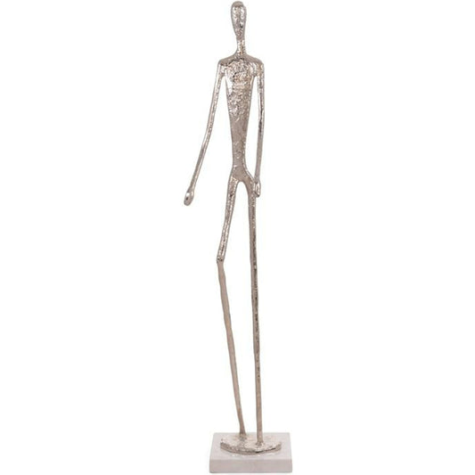 001 SR-865017 | Primary Silo | Nickel Figure Sculpture II by John-Richard in nickel, white. Made from nickel in a eclectic & global style.