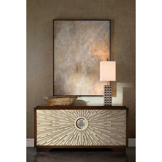 Textured Oval Bowl by John-Richard in gold, nickel. Made from nickel in a eclectic & global style.