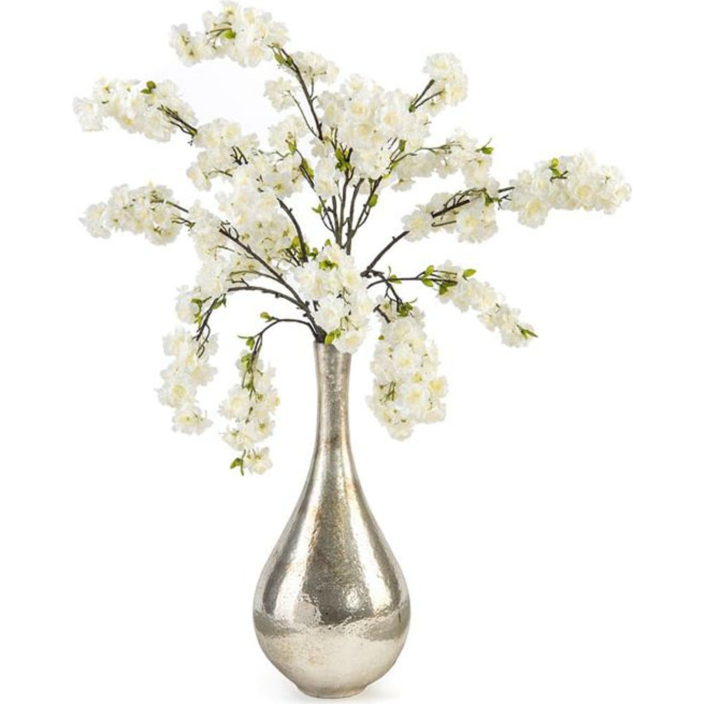 001 SR-865710 | Primary Silo | Silver Teardrops by John-Richard in silver, white. Made from unique in a modern style.