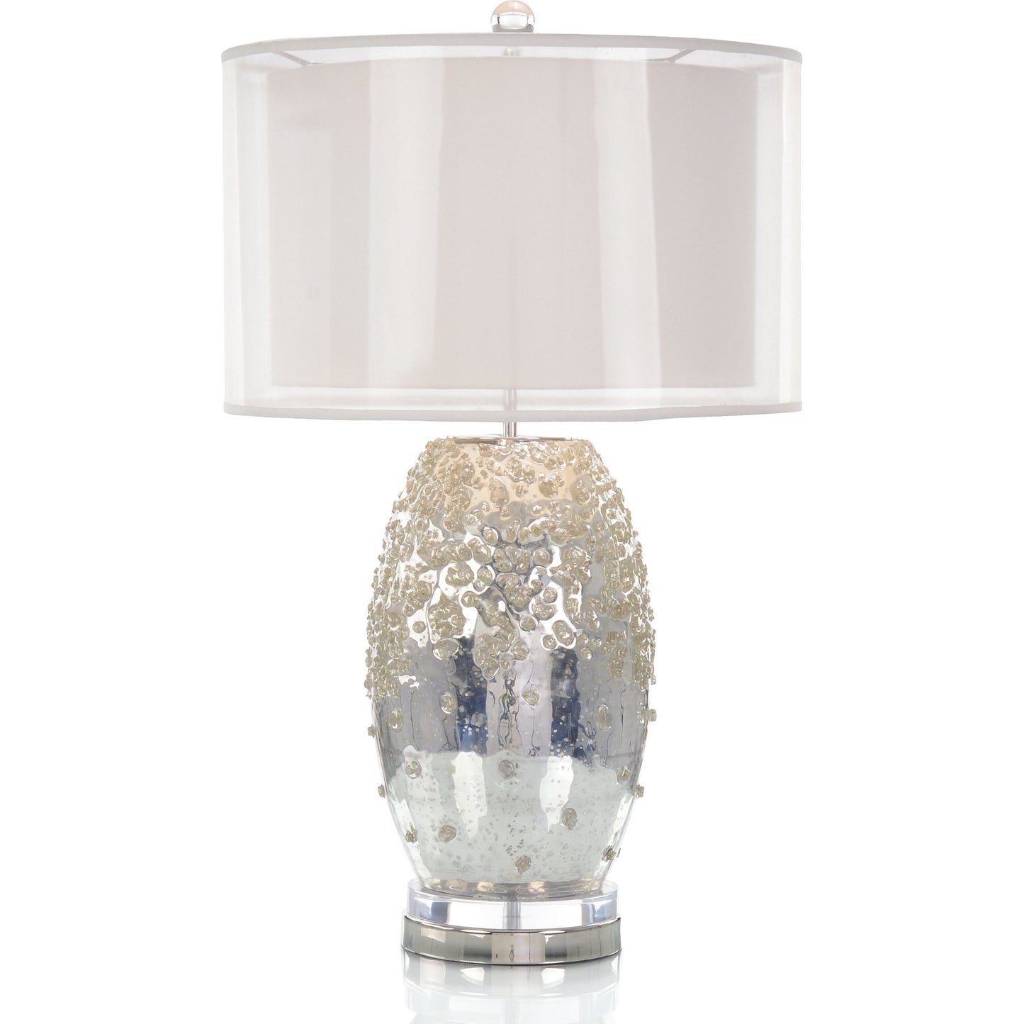001 SR-771775 | Primary Silo | Gleaming Lamp by John-Richard in clear, silver, nickel. Made from glass, acrylic, brass in a modern style.